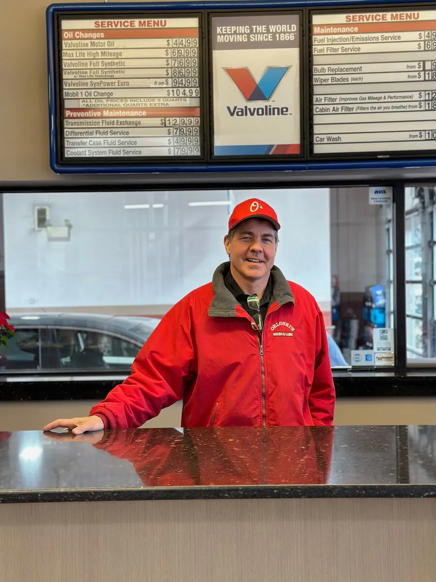 Orloski Employee in Lube center